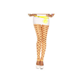Legging fluo orange à trous 